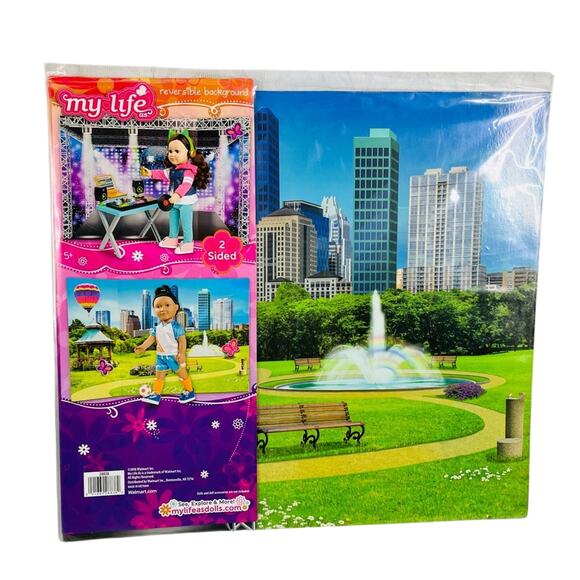 My Life As A Doll Reversible Background City Park / DJ Dance 2018 - Picture 1 of 3